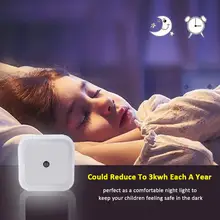 2X сенсор квадратный светодиодный фонарь украшение ночник лампа для крыльца кровати спальни детской комнаты сна ребенка пробуждения огни сна монитор