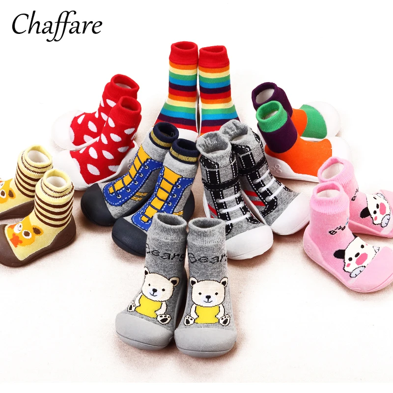 

Chaffare Baby Boy Girl Attipas Same Design First Walker Brand Anti Slip Cartoon Shoes Boot Soft Rubber Soled Outdoor Shoes