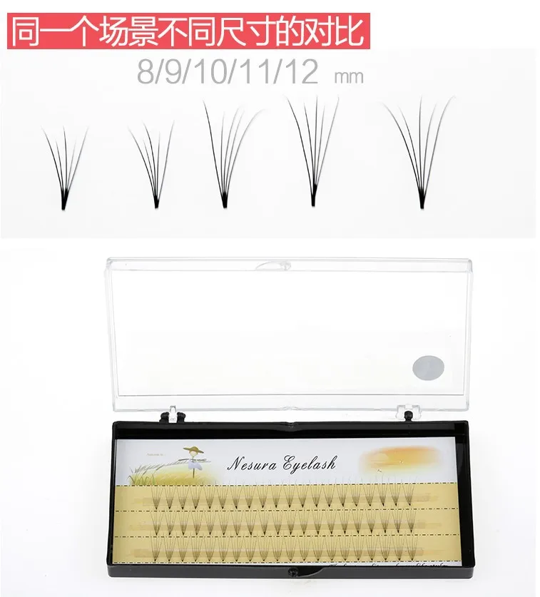 

1box big capacity 120 bundles 3D Eyelash Extensions 0.1mm Thickness true Mink Strip Eyelashes Individual Lashes Natural Style