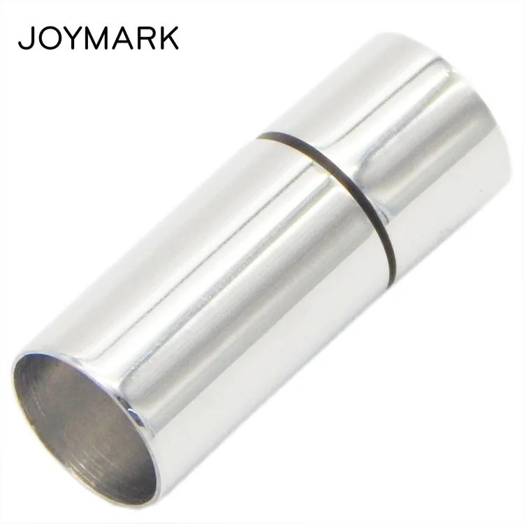 

2mm-6mm Hole 5 Sizes Cylindrical Stainless Steel Swivel Double Insurance Magnetic Clasps Jewelry Making Accessory BXGC-116