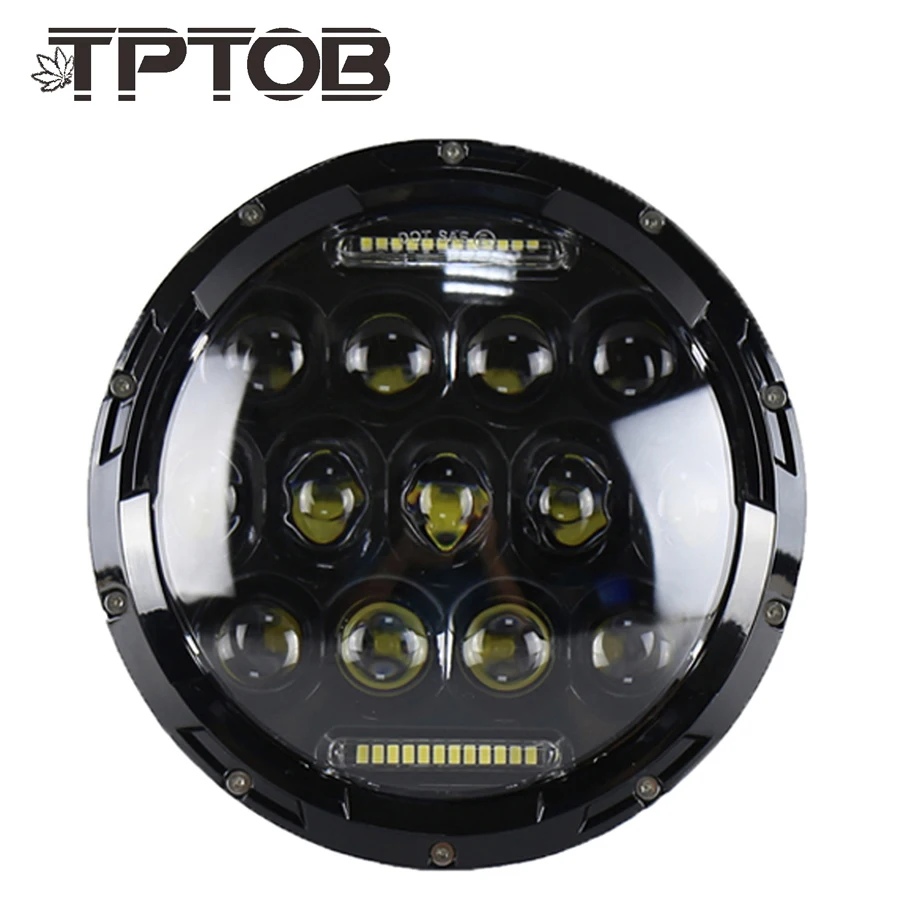 Premium Price for  For Jeep Wrangler Defender Led Headlight 7 inch Round High Low Beam DC 12v 24v External Lights head