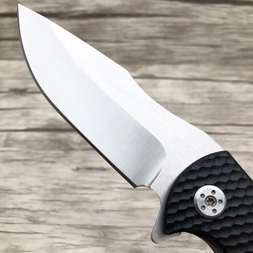 ZZSQ ZT0606 тактический складной нож G10 с деревянной ручкой для кемпинга, выживания, карманные ножи, шарикоподшипник, 8cr13mov лезвие, открытый инструмент, EDC