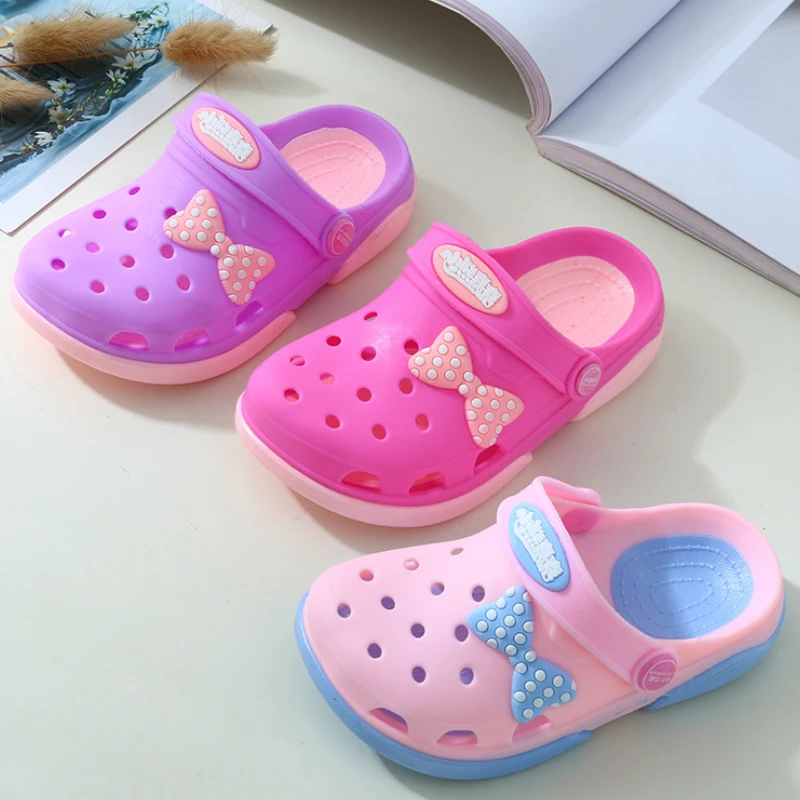 

Summer Baby Slippers for Boys Girls Non-slip Sandals Children Cool Cute Lovely Slippers Baby Girls Baotou Toddler Beach Shoes