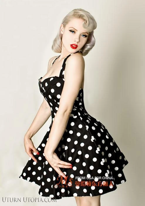 summer women vintage 50s retro pinup ...