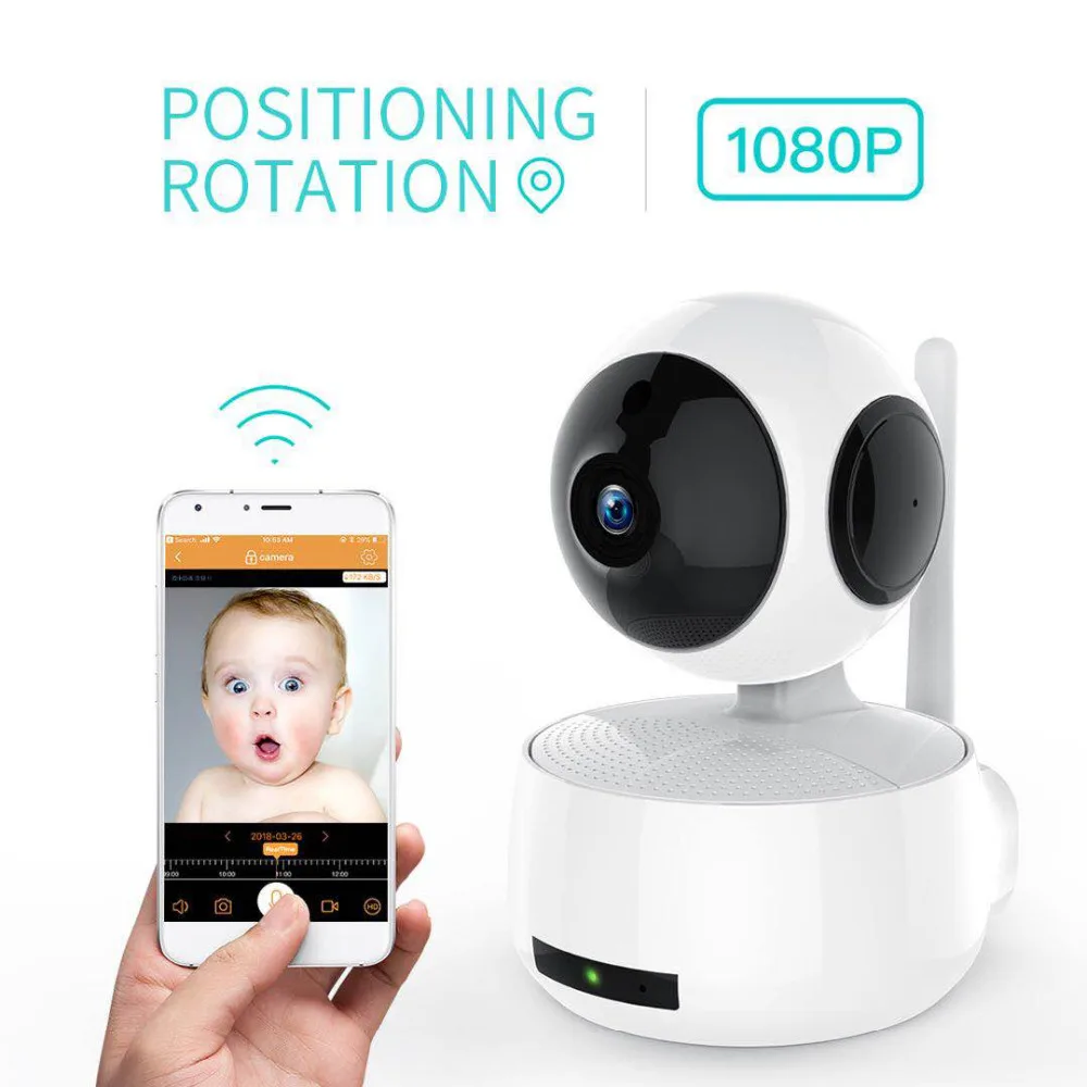 Lista Pengbo seguridad inalámbrica IP Cámara wifi 1080 p wi-fi Video vigilancia P2P mini CCTV Camara Onvif Ip del Monitor del bebé cámara