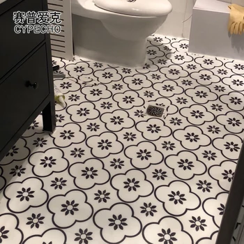 

25pcs/lot DIY Wall Stickers Room Decoration Floor PP Self Adhensive Home Decor adesivo de parede Bathroom Living Rooms Kitchen