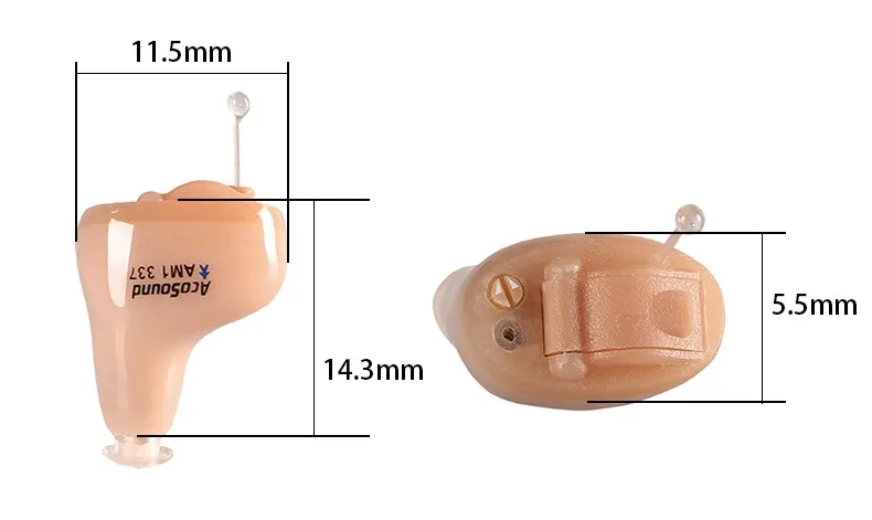 AcoSound 610IF Цифровые слуховые аппараты невидимые CIC слуховой аппарат программируемый Мини слуховой аппарат слуховые усилители инструменты для ухода за ушами