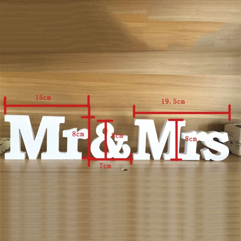 Деревянные буквы орнамент Mr& Mrs день рождения аниверсери подарок свадебный стол Свадебные украшения украшение для стола вечерние украшения