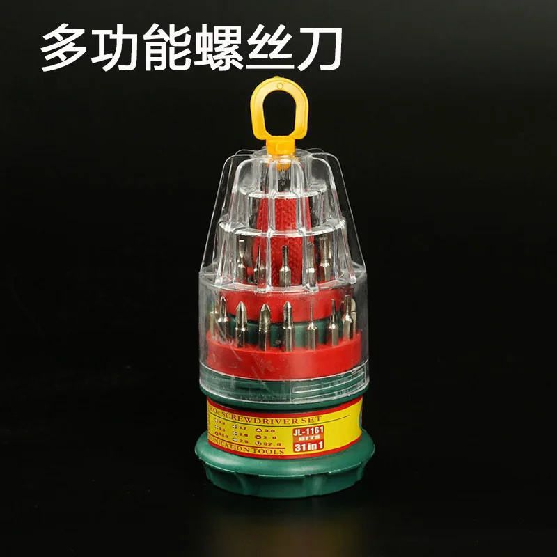 

Home Direct 31pc Multi-functional screw batch combined screwdriver 31 One Large 10442