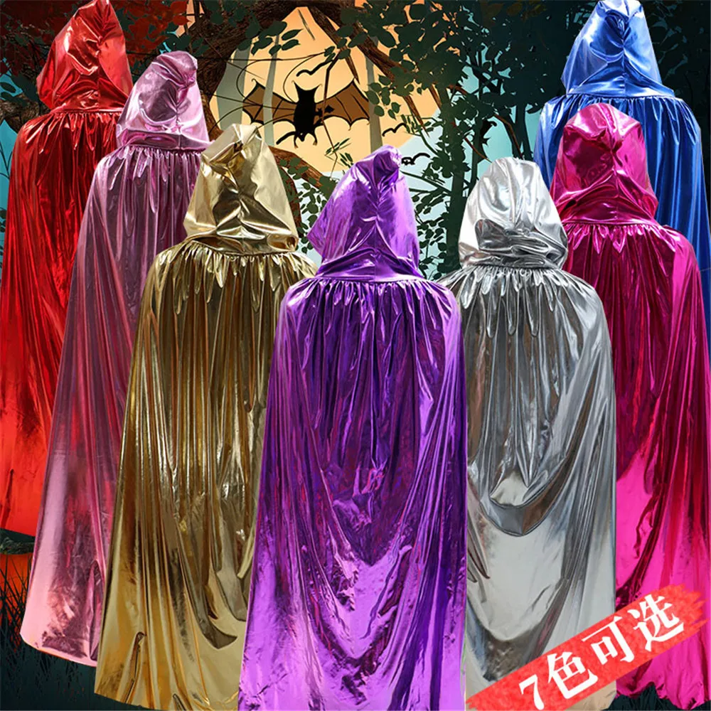 

Halloween Carnival Purim Costume Ball Costume Cosplay Death Vampire Wizard Ghost Knight adult Hooded Cloak cape Uniform