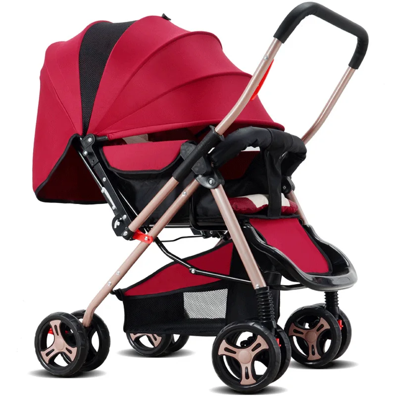 Babyfond Коляска Супер портативная складная коляска детская коляска четырехколесная детская коляска 2 в 1 коляска