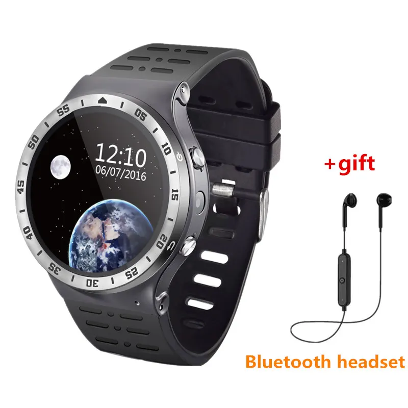 

Smart Watch MTK6580 Android 5.1 OS with 3G Nano Sim Card Wifi GPS Heart Rate Monitor smartwatch For iphone xiaomi Samsung gear