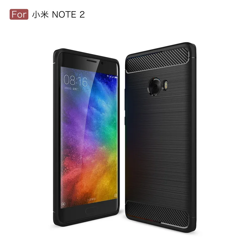 EACHTEK для Xiaomi Mi Примечание 2 Чехол из углеродного волокна защитная задняя крышка