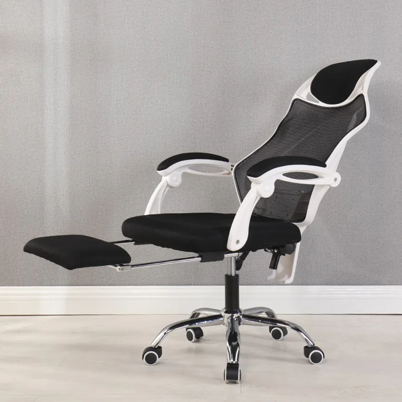 Эргономичный компьютерный стол офисное Сетчатое кресло с подставкой для ног подголовник идеально подходит для домашнего офиса шарнирный крепеж для мебели гоночный стул
