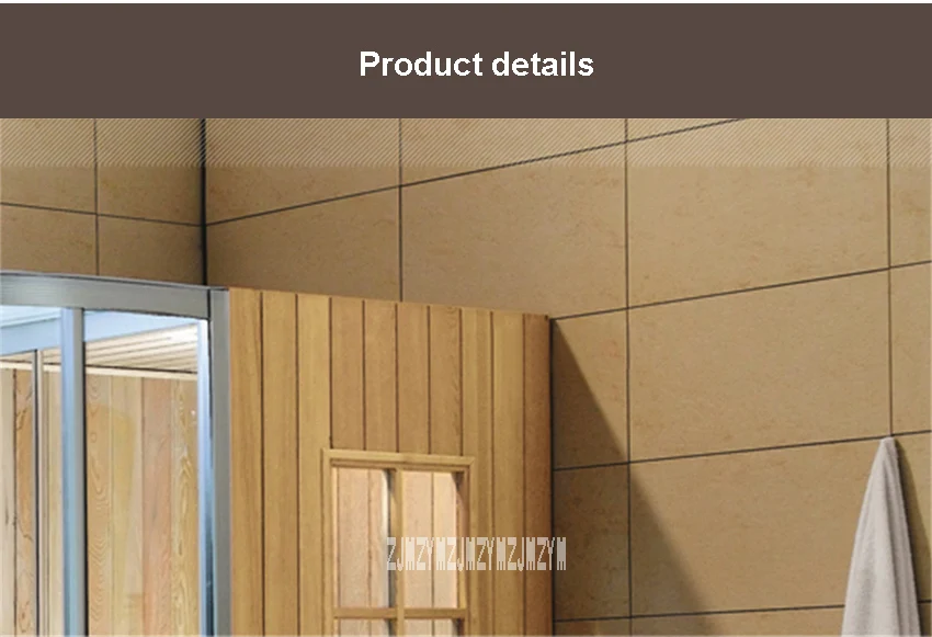 BY-7180 Household Solid Wood Steaming Room Home Bathroom Dry Wet Sauna Room High-quality Steam Sauna Shower Room 110V/220V 6KW