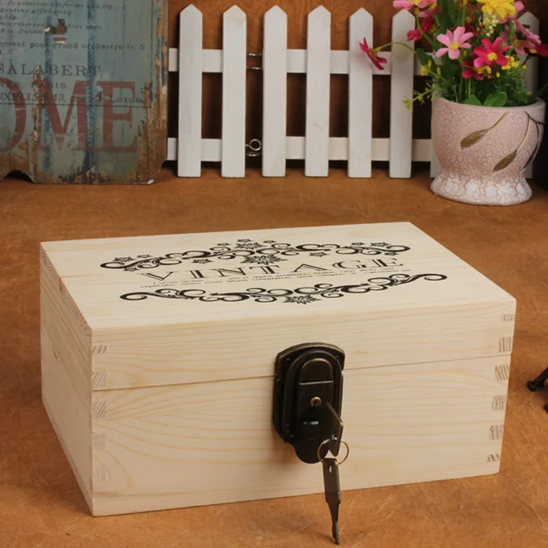 

Antique wooden storage box tenon wood zakka do the old wooden storage household gizmo gifts