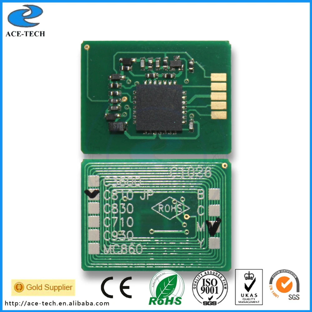 44059136 44059135 44059134 44059112 тонер чип для лазерного принтера OKI C810 C830|toner chips|oki c810 chipoki toner
