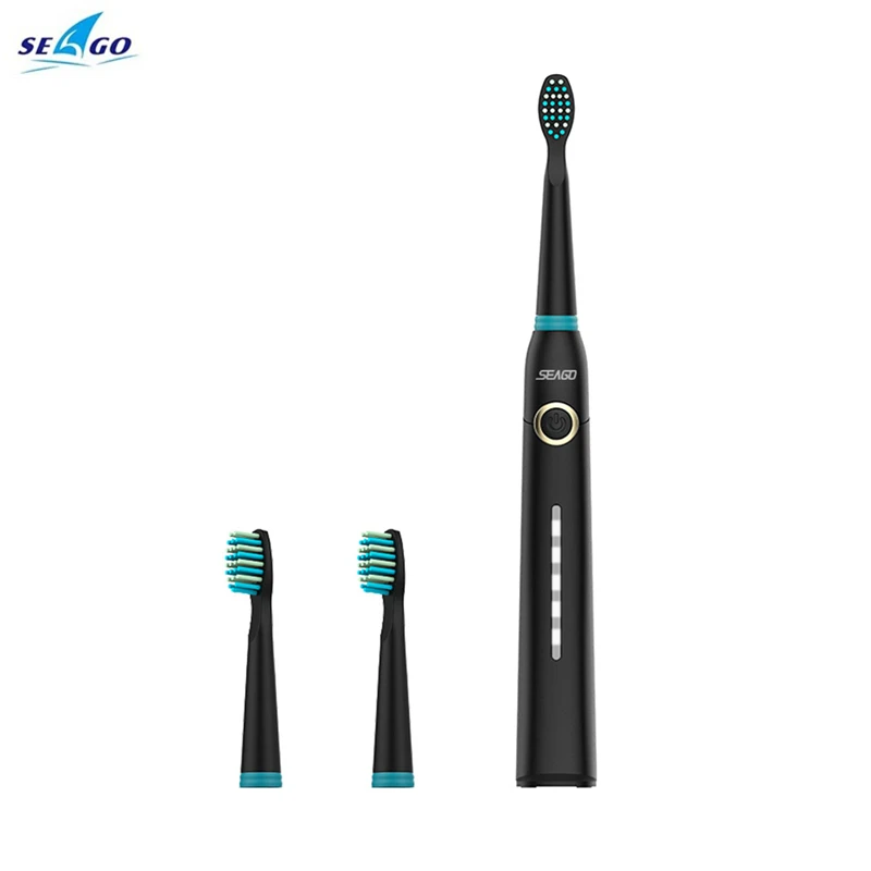 

Oral Care Electric Toothbrush USB Rechargeable Sonic Tooth Brush 5 Modes Precision Clean Teeth Brush With 2Pcs Replaceable Heads