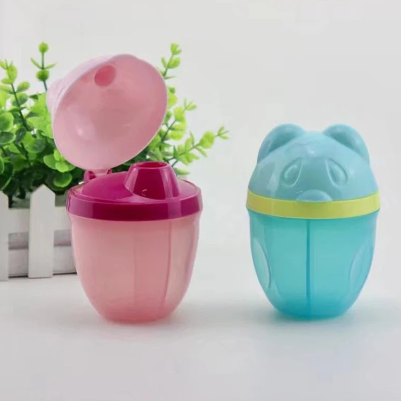 

Portable Food Box Baby Feeding Milk Powder Dispenser Container Cartoon Bear Infant Food Storage