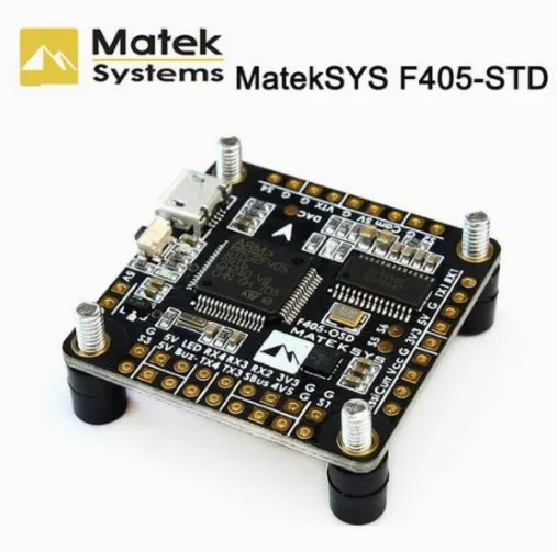 

Matek Systems F411-ONE Flight Controller features STM32F411, BFOSD, SPI Receiver(Frsky_X) Current Sensor in ONE 30.5*30.5mm F4