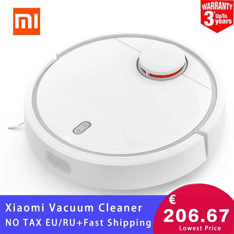 

2019 Original XIAOMI Robot Vacuum Cleaner for Home Automatic Sweeping Dust Sterilize Smart Planned WIFI App Remote Control