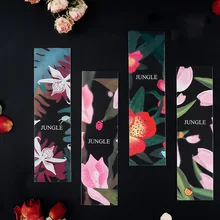 30 шт./кор. туманный джунгли закладки Бумага зажим для изготовления обложек книг Корейская забавная поощрительный подарок офисные школьные принадлежности Подарочные канцелярские товары