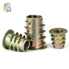 10/20/30/50Pcs M4 M5 M6 M8 Zinc Alloy Thread For Wood Insert Nut Flanged Hex Drive Head Furniture Nuts ► Photo 2/3