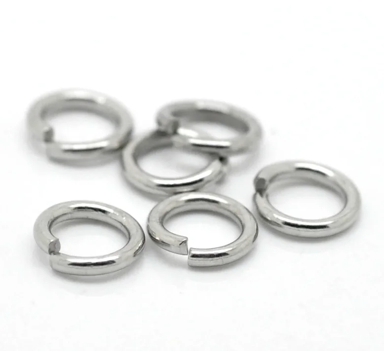 

LASPERAL 500PCs Stainless Steel Open Jump Rings For Jewelry Making Accessories DIY Jewelry Findings Components Wholesale 7x1.2mm