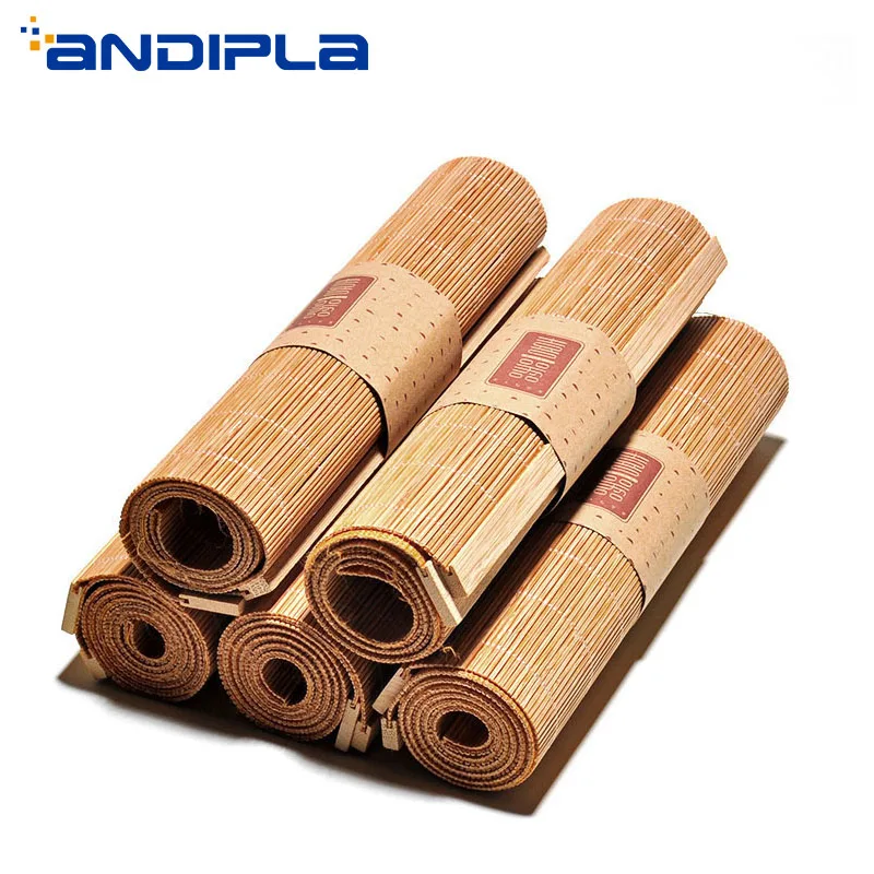 

Japanese Zen Style Tea Mats Bamboo Weave Table Runners Curtains Trays Table Cover Kung Fu Tea Set Home Decor Coffee Tablecloth