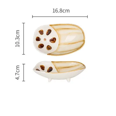 EECAMAIL, растительная форма, милая керамическая миска для закусок, домашнее блюдо, миска для десерта, миска для фруктового салата, маленькая миска для перекуса, тарелка - Цвет: H