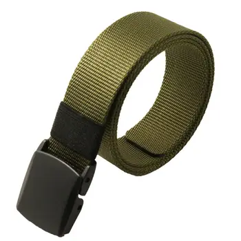 

New Men Leisure Nylon Strap Buckle Hypoallergenic Waist Belts Casual Canvas Belts