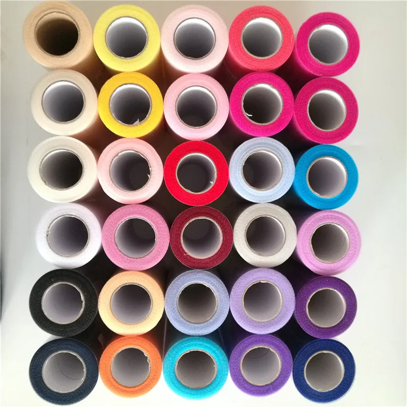

25Yard 15cm Tulle Roll Wedding Decoration Roll Fabric Spool Craft Tulle Fabric Tutu Dress DIY Organza Baby Shower Party Supplies