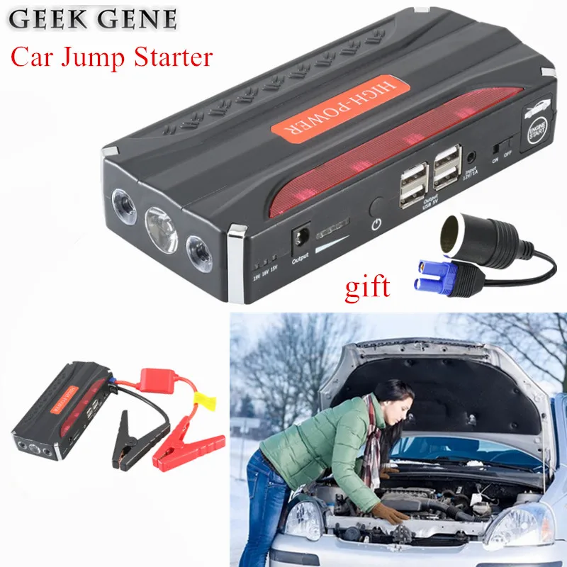 

Car jump starter battery charger high power emergency power bank 12V chareger for car battery booster diesel starting device