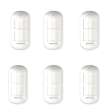 6 шт./лот волк-охранник беспроводной двойной питомец иммунный PIR датчик движения Детектор для домашней охранной сигнализации охранная система 433 МГц HW-06D