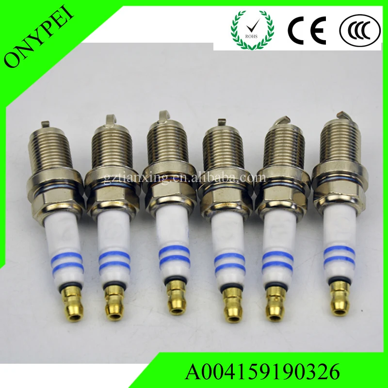 

6pcs Iridium Power Spark Plug A004159190326 F8DPP33 For Mercedes-Benz W163 W208 W210 W211 W220