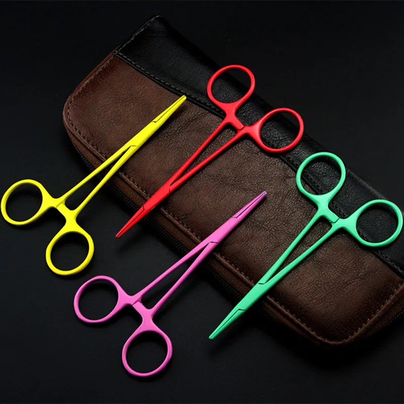 Japan steel pet dog grooming Trauma Hemostatic forceps barber Ear Nose