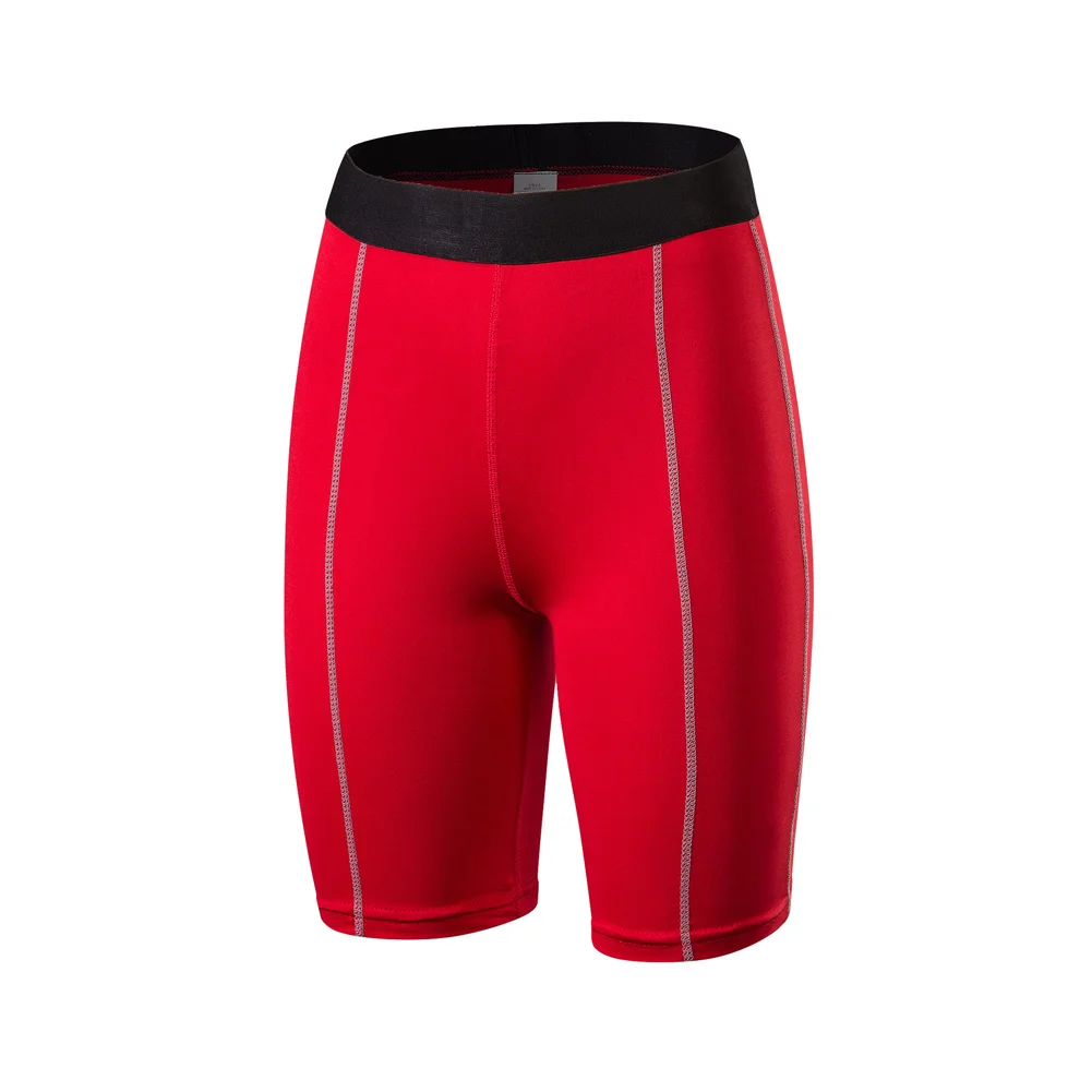 Женские спортивные шорты, плотные быстросохнущие дышащие штаны для тренировок BB55 - Цвет: Бежевый