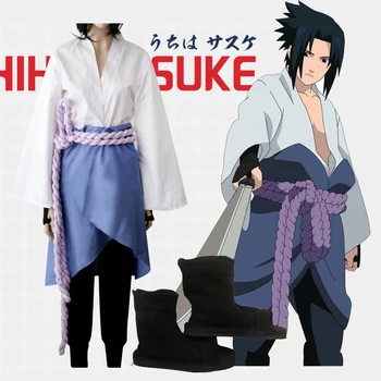 

Akatsuki Sasuke Itachi Coat uchiha madara Uchiha Sasuke Cosplay Costume Akatsuki Orochimaru Full Set Costumes for Halloween