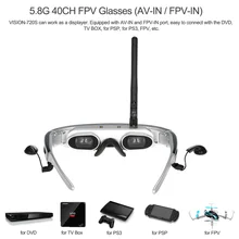 Hot Óculos FPV Óculos De Vídeo de 62 polegada de Tela LCD 4:3 Multifunções 3D Óculos de Vídeo para RC Zangão/Computador/TV 3D virtual lentes