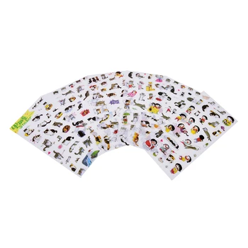 

6 Pcs / Pack New South Korea Transparent Pvc Stickers Cute Cat Diary Photo Album Stickers