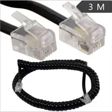 Telephone line for handset telephone line Four-wire spring cable for telephone line Telephone line 2M 3M fire extinguisher shaped land line telephone