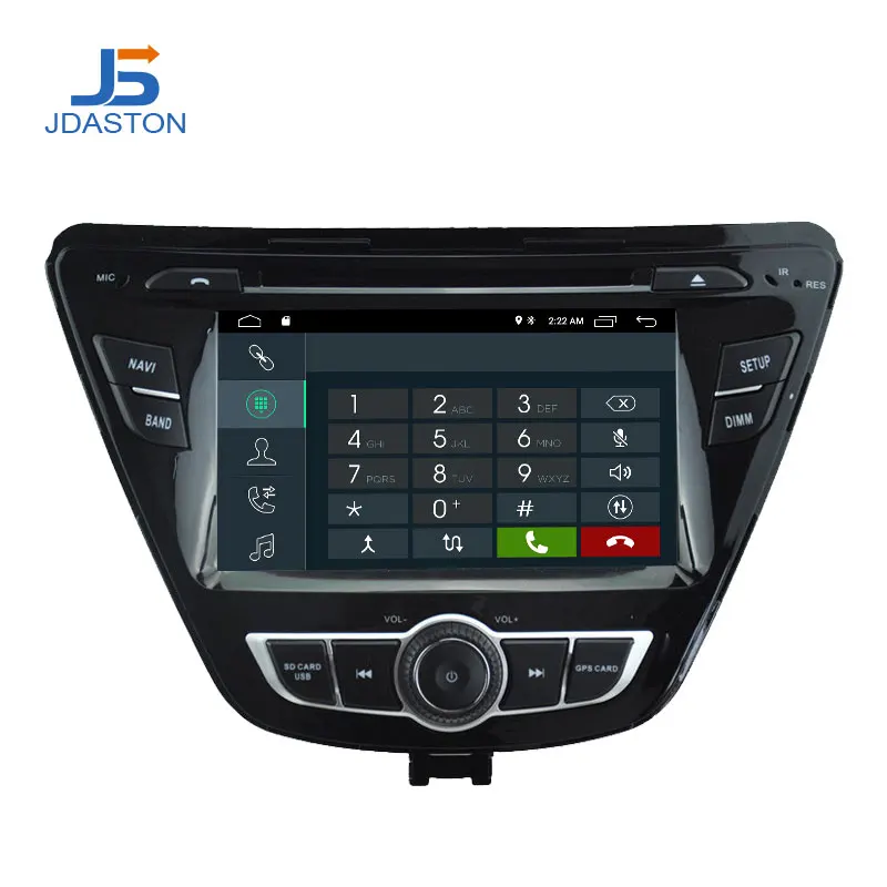 JDASTON Android 10 автомобильный dvd-плеер для hyundai ELANTRA 2013 Мультимедиа gps навигация 2Din Автомагнитола аудио стерео wifi