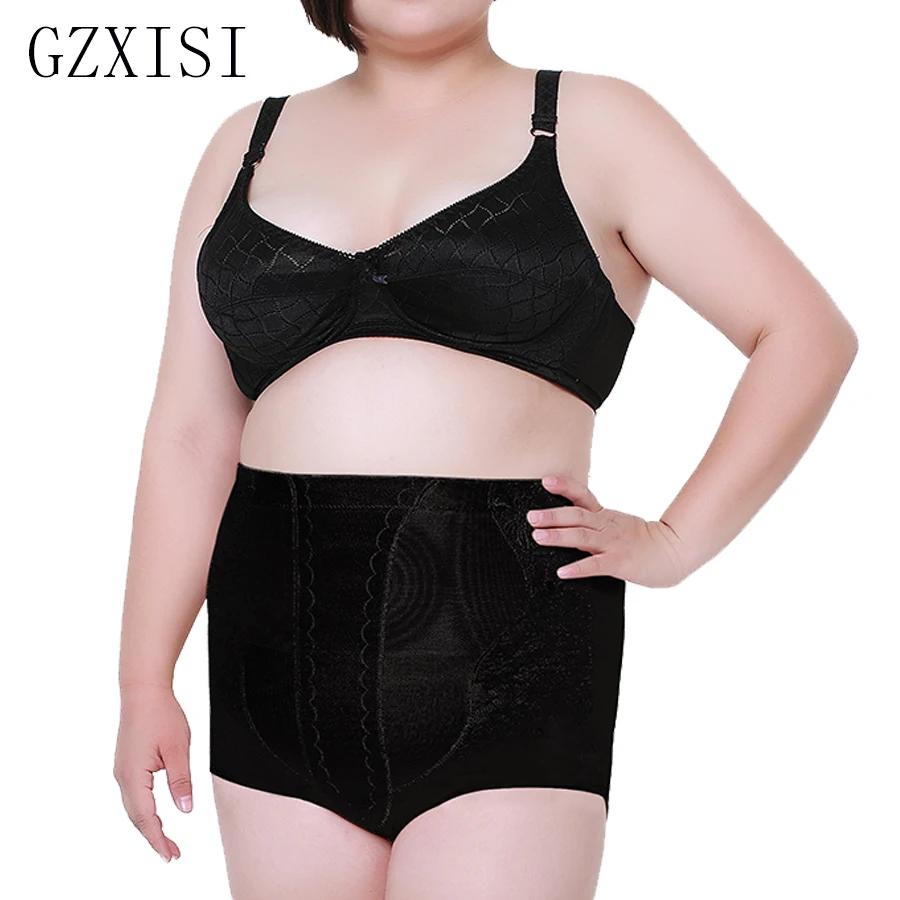 

XXXL-5XL Plus Size Fat High Waist Underwear Abdomen Pants Butt-Lifting Control Panties Slimming Body Shaping Shapers For Women