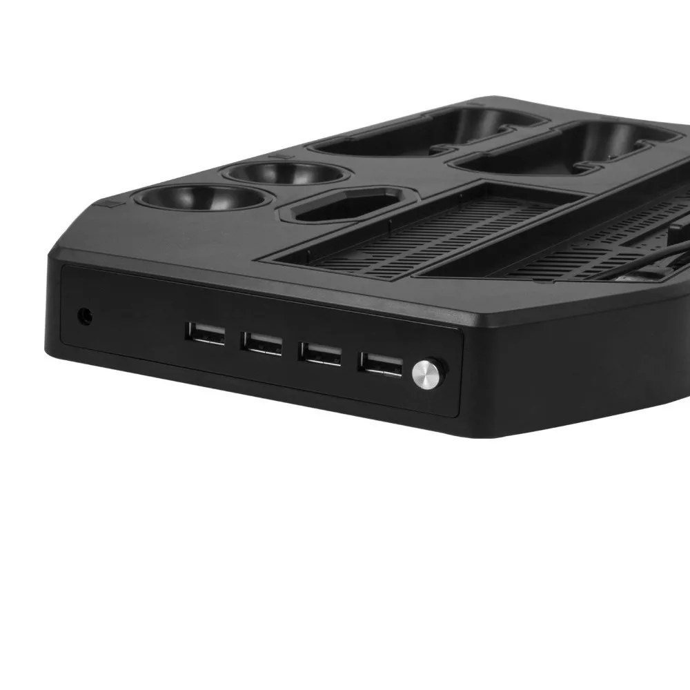 Vertical Stand Showcase PSVR PS4 Pro Slim Charging Display Stand for Playstation 4 PS4 VR, Fan, Cooler, Controller  Charger Hub