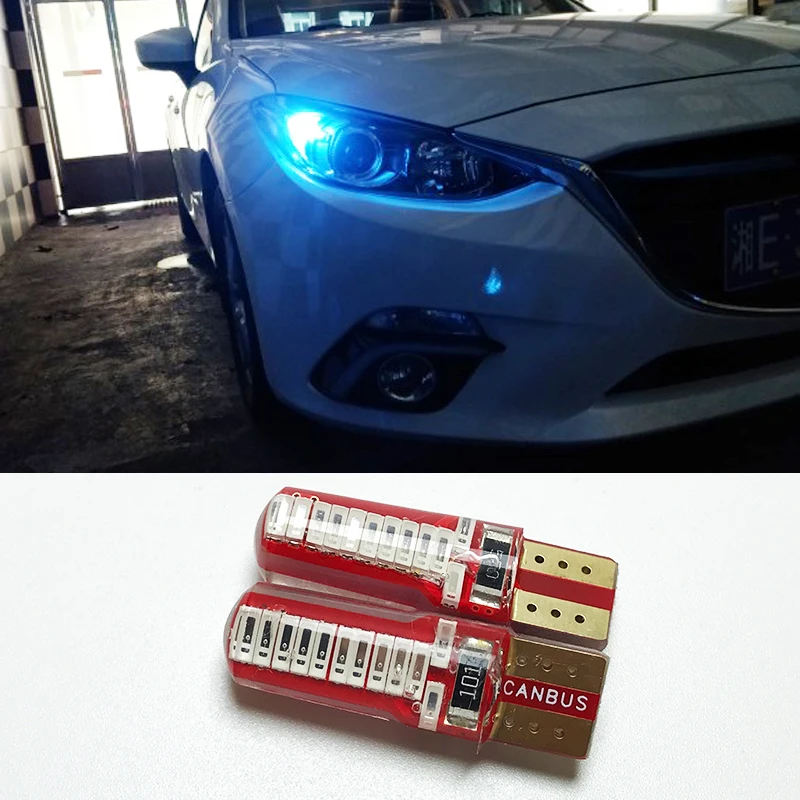Автомобильный светодиодный фонарь T10 194 W5W Canbus 5630 SMD для Mazda 2 3 6 5|Сигнальная лампа| |