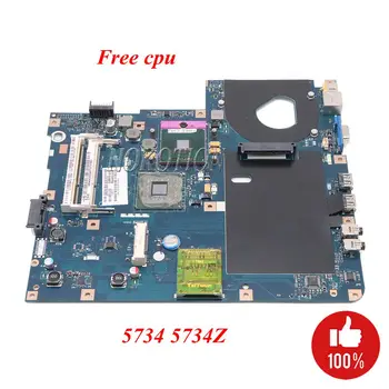 

NOKOTION Lptop motherboard For Acer aspire 5734 5734Z GL40 DDR3 Free cpu PAWF5 LA-4855P MBNAK02002 Mainboard