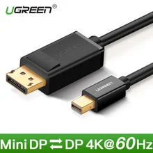 Ugreen Thunderbolt 1/2 Mini Displayport to DisplayPort 1.2 Cable Adapter Mini DP to DP Converter for Macbook Pro Air Projector