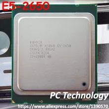 E5 2650 Intel Xeon E5-2650 Процессор процессор SR0KQ C2 2,0 ГГц 95 Вт 20 МБ 8-ядерный LGA2011 процессор