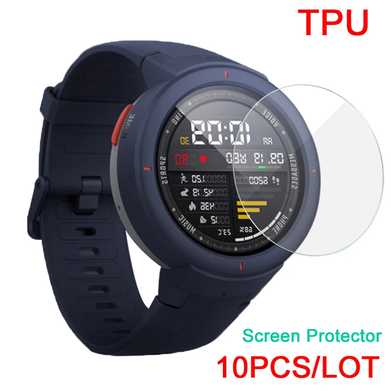 10 шт./лот для Xiaomi huami amazfit verge watch 3 Защита экрана Смарт-часы HD ТПУ Защитная пленка