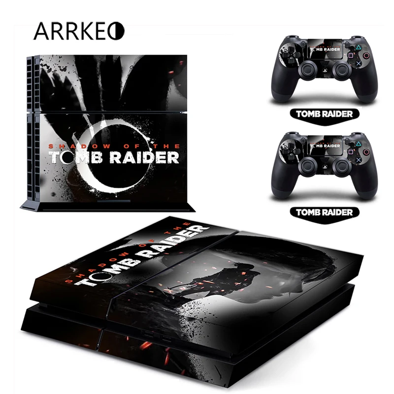 ARRKEO популярная игра Shadow of the Tomb Raider Обложка Наклейка PS4 Кожа для Sony PlayStation 4 консоль